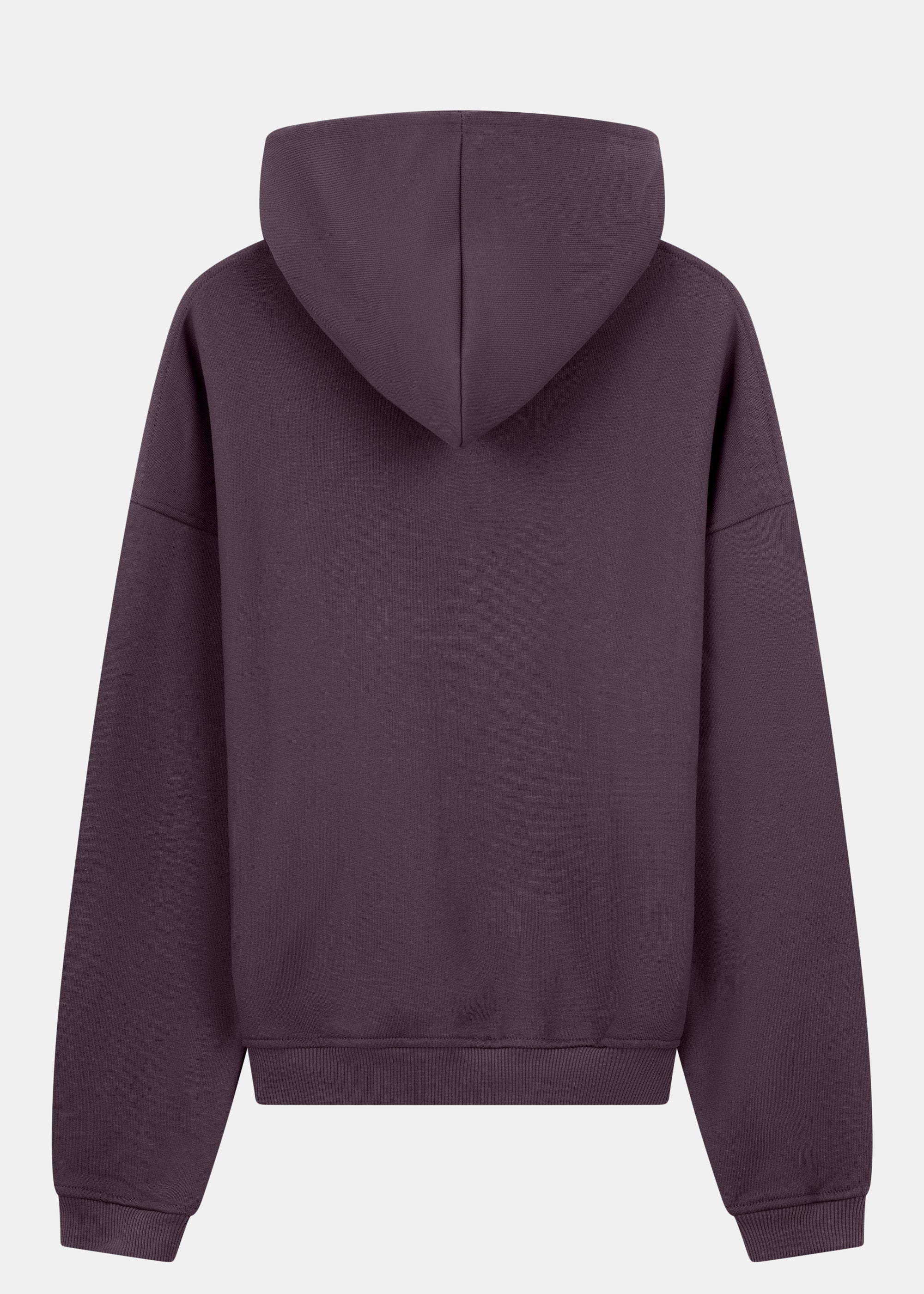 Cropped Heavy-Sweat Hoodie SWOOR PlumPerfect
