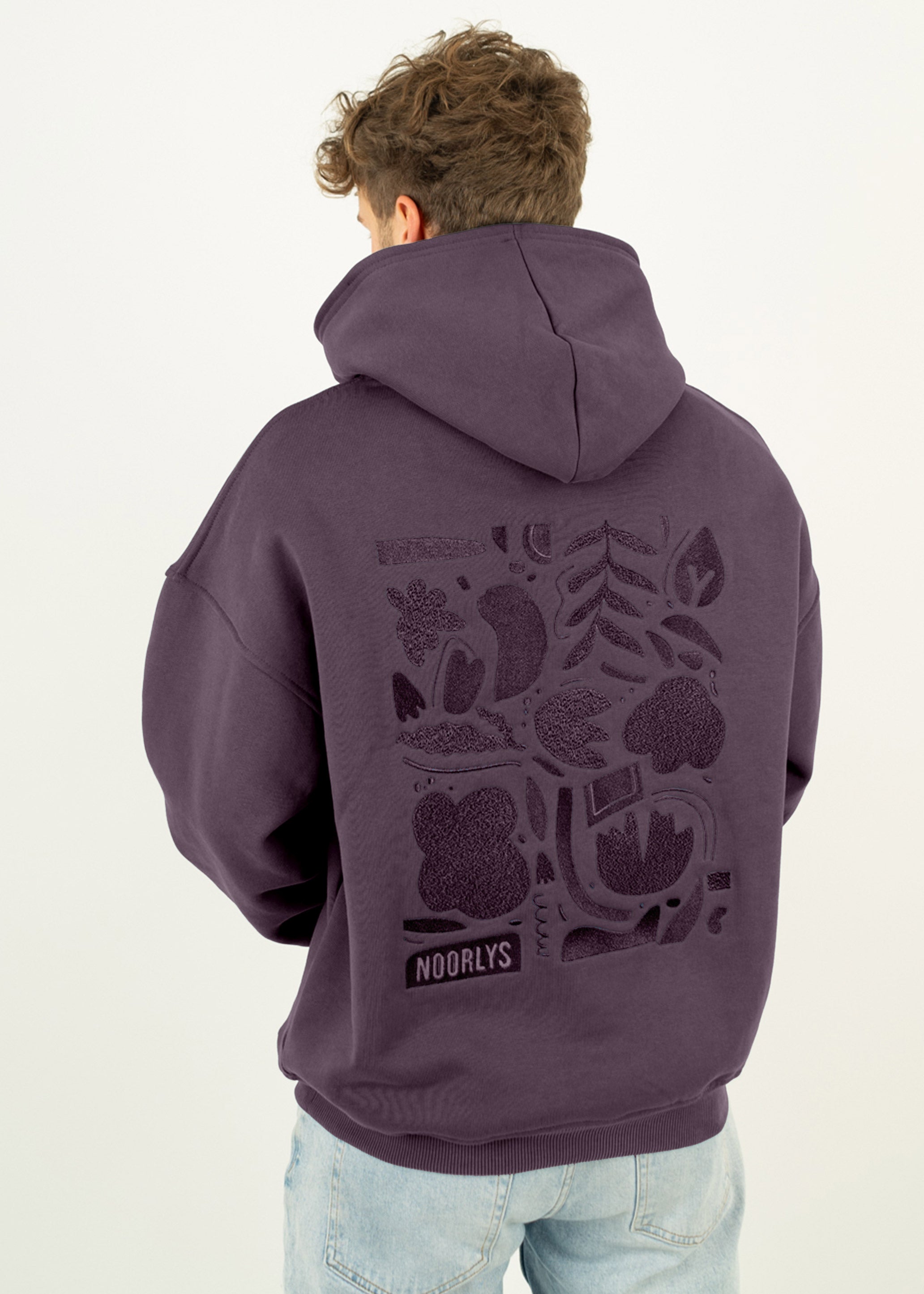 Cropped Heavy-Sweat Hoodie PUNDIG PlumPerfect