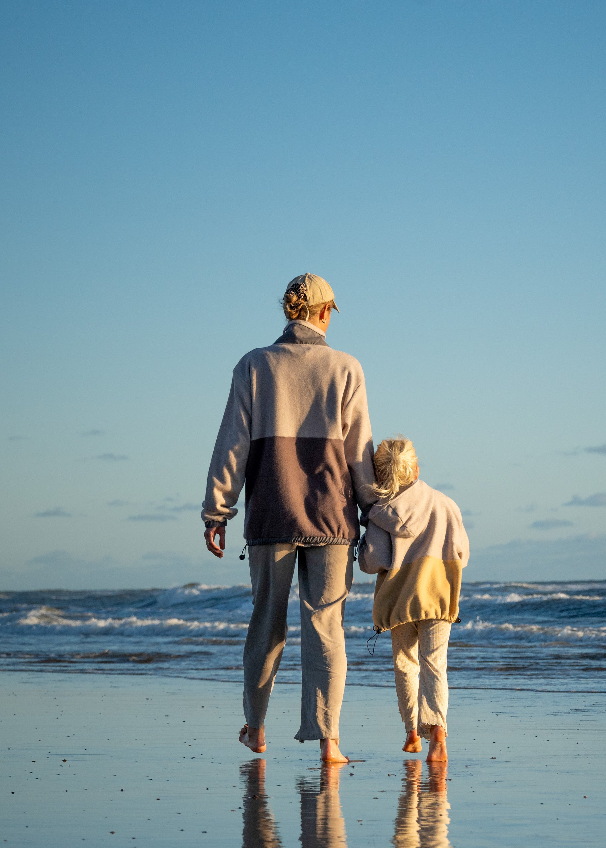 Baumwoll-Fleece-Jacke MÖÖK TaupeMelange/DustyBrown