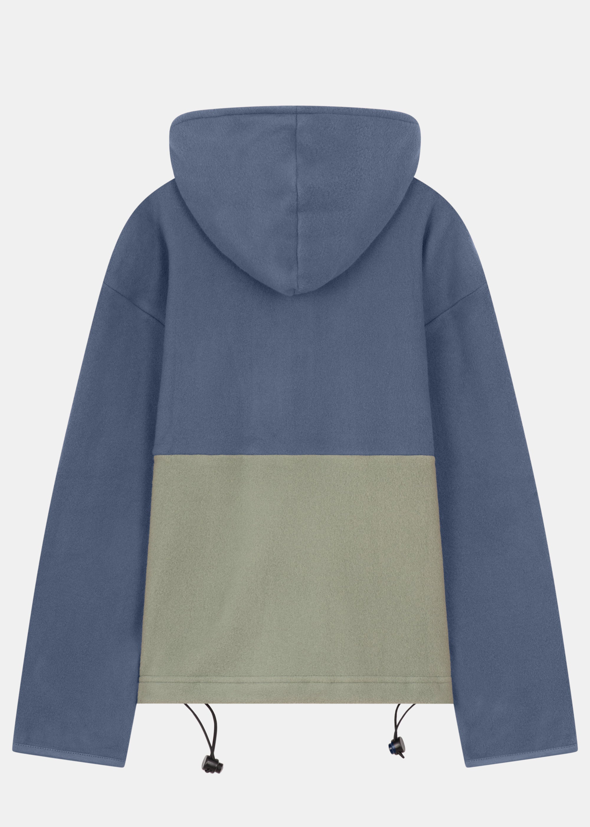 Baumwoll-Fleece-Hoodie FLITZ DenimBlue/DustyMint