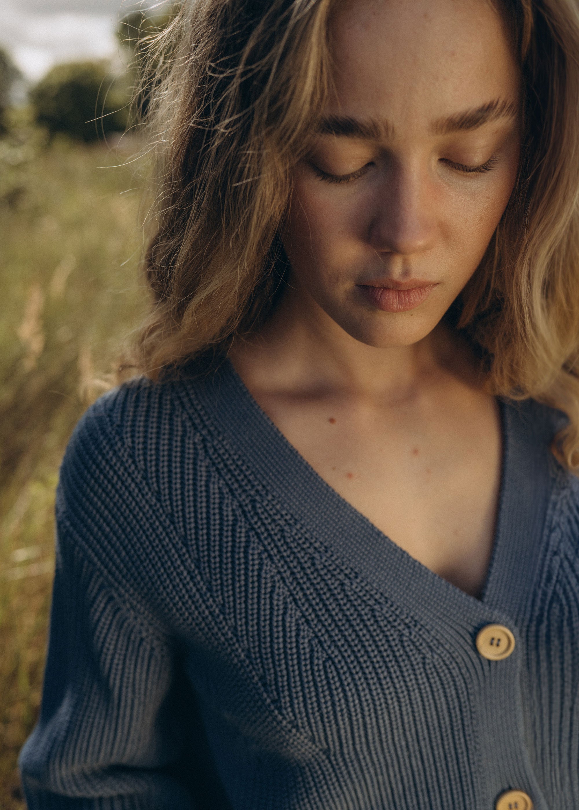 Strickjacke ANNALOTTA BalticBlue