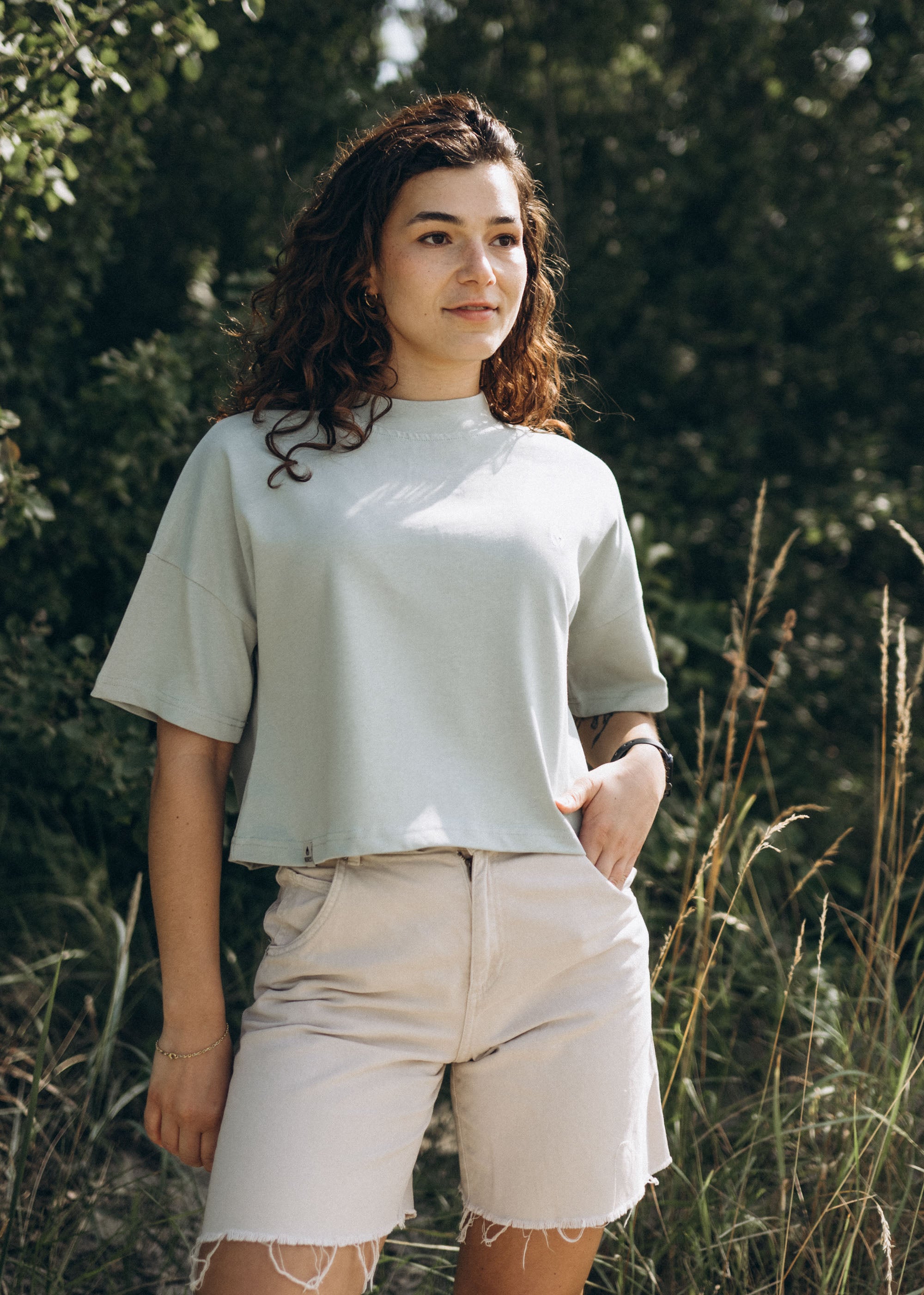 Unser Model Acelya ist <strong>173 cm</strong> groß und trägt <strong>Größe S</strong>.#