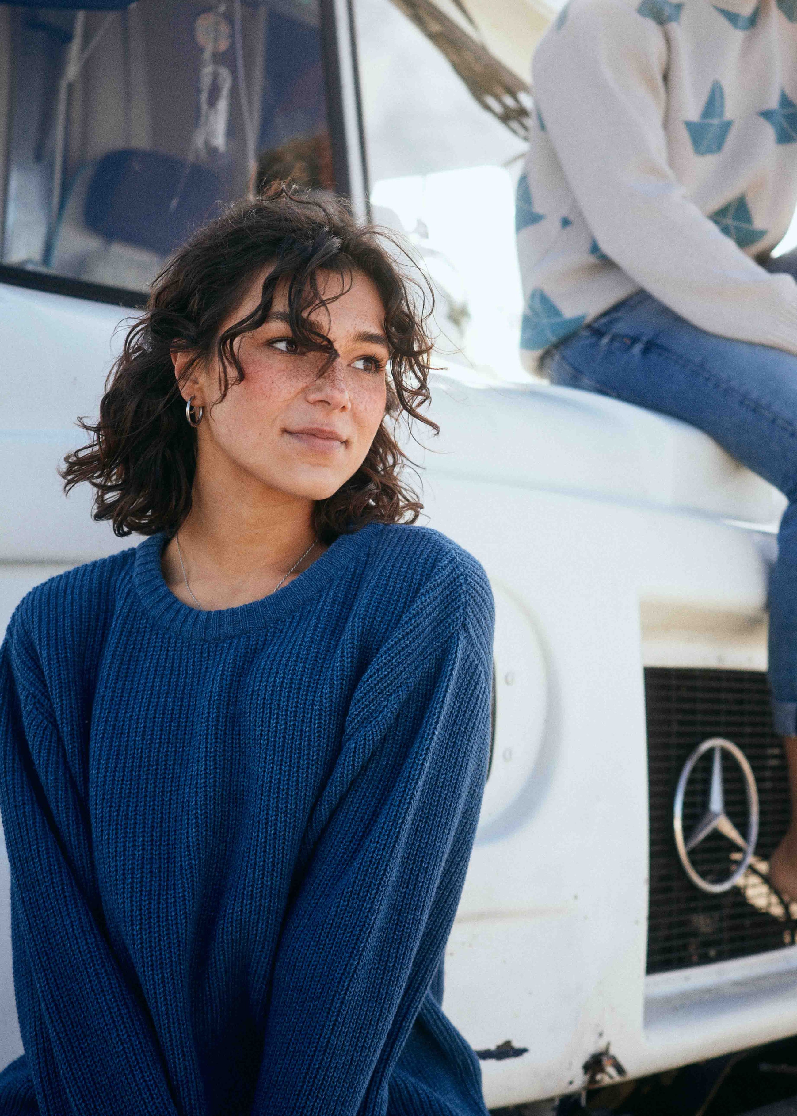 Strickpullover SLICHT DenimBlue