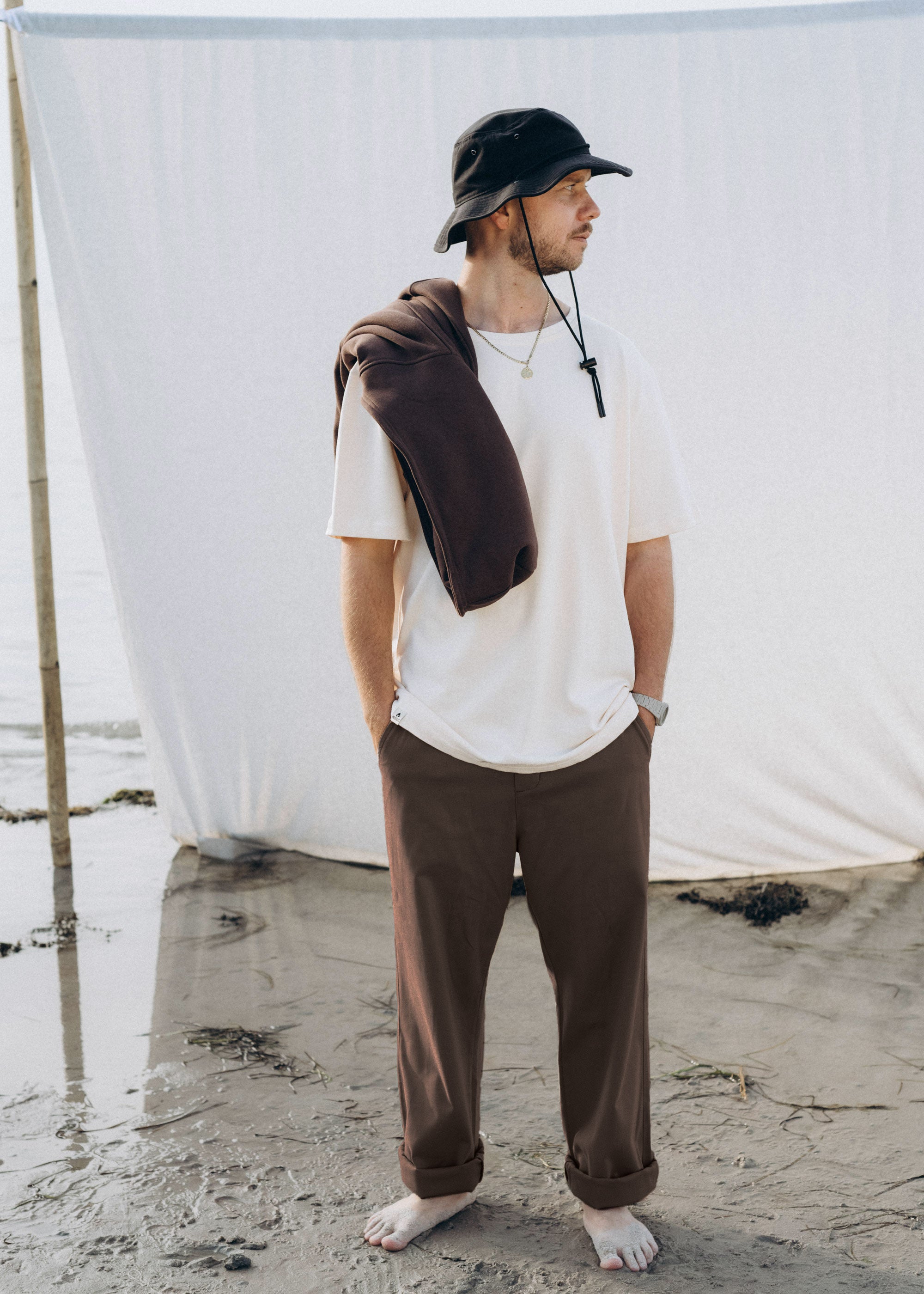 Relaxed-Pant RULLEN SealBrown