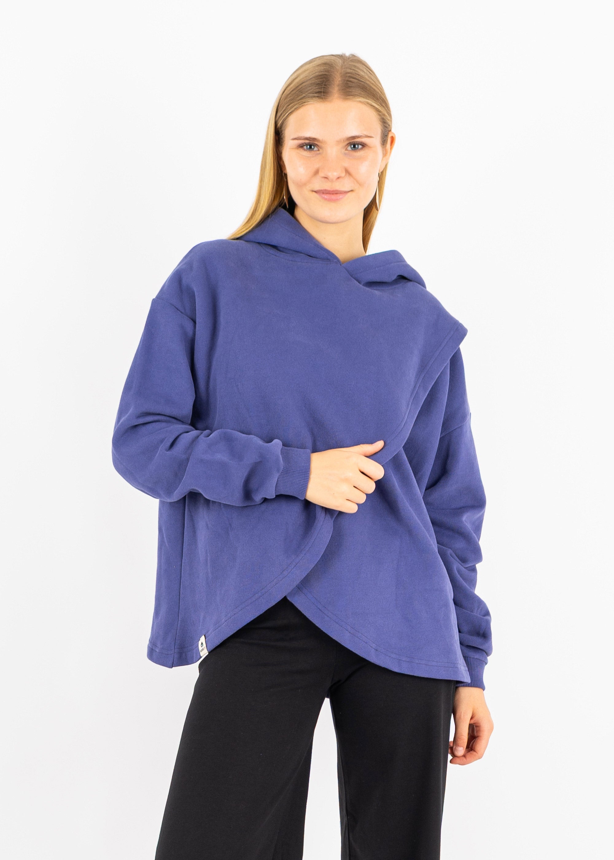 Unser Model Maike ist <strong>176 cm</strong> groß und trägt <strong>Größe S</strong>.#
