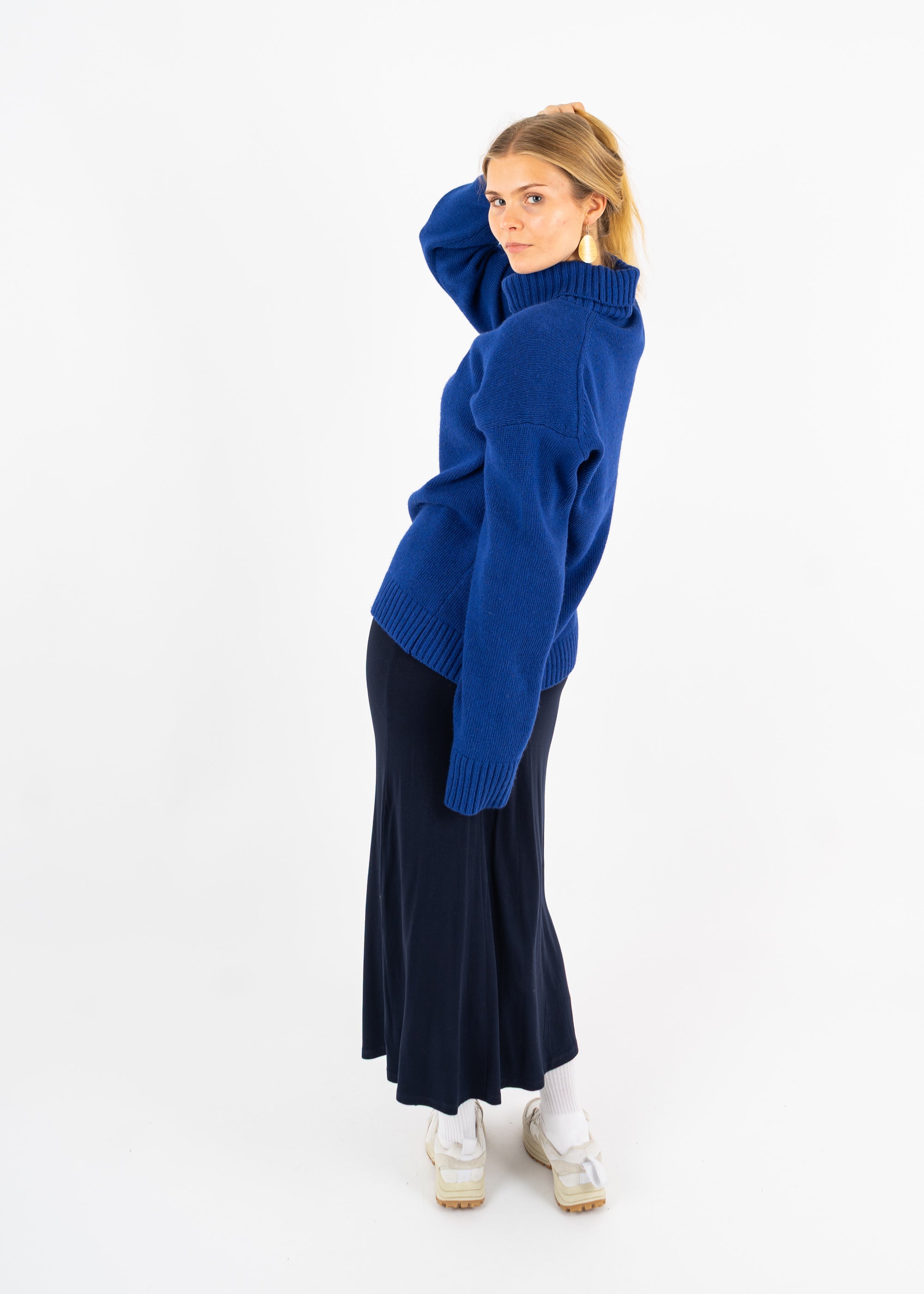 Unser Model Maike ist <strong>176 cm</strong> groß und trägt <strong>Größe S</strong>.#