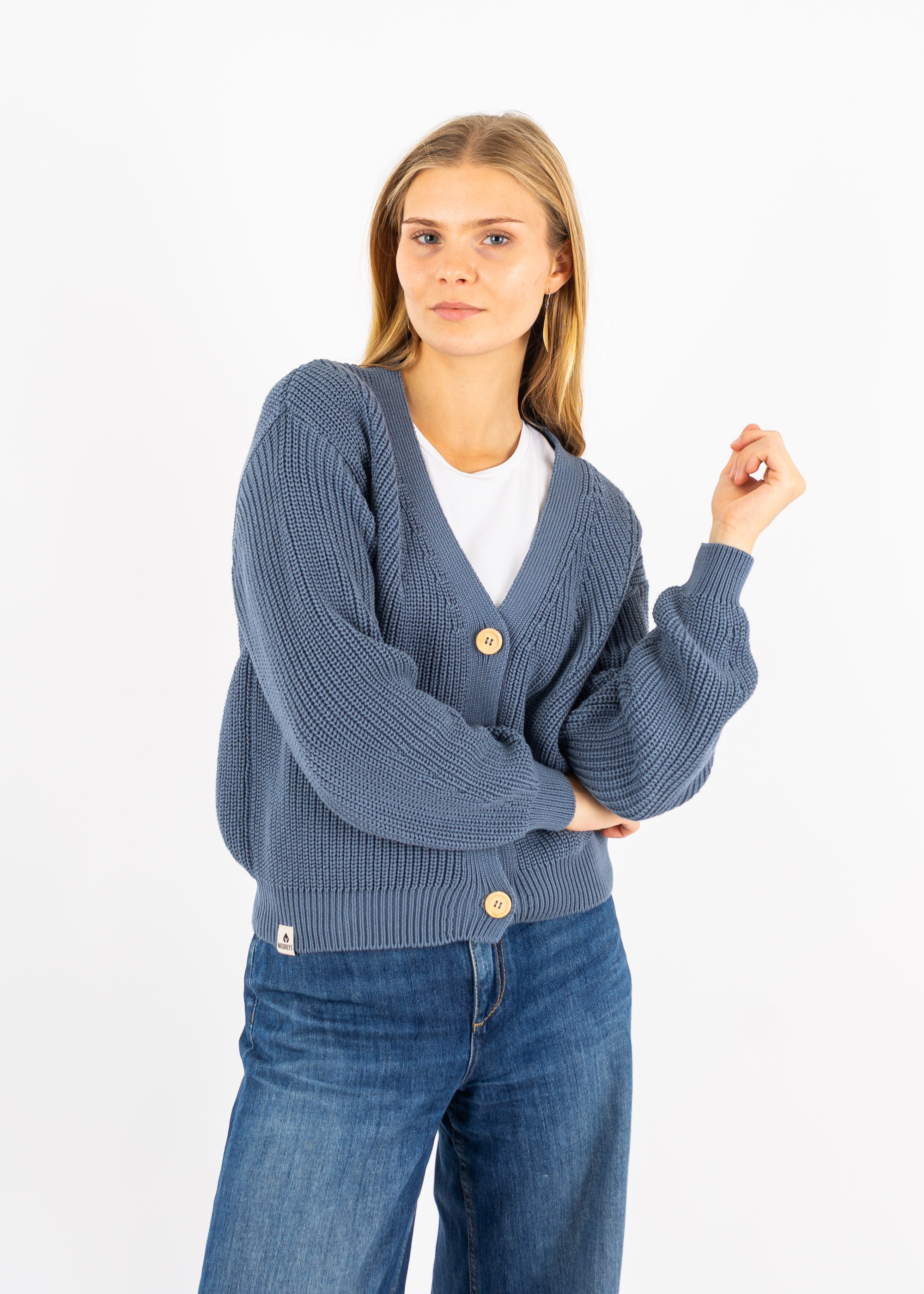 Unser Model Maike ist <strong>176 cm</strong> groß und trägt <strong>Größe S</strong>.#