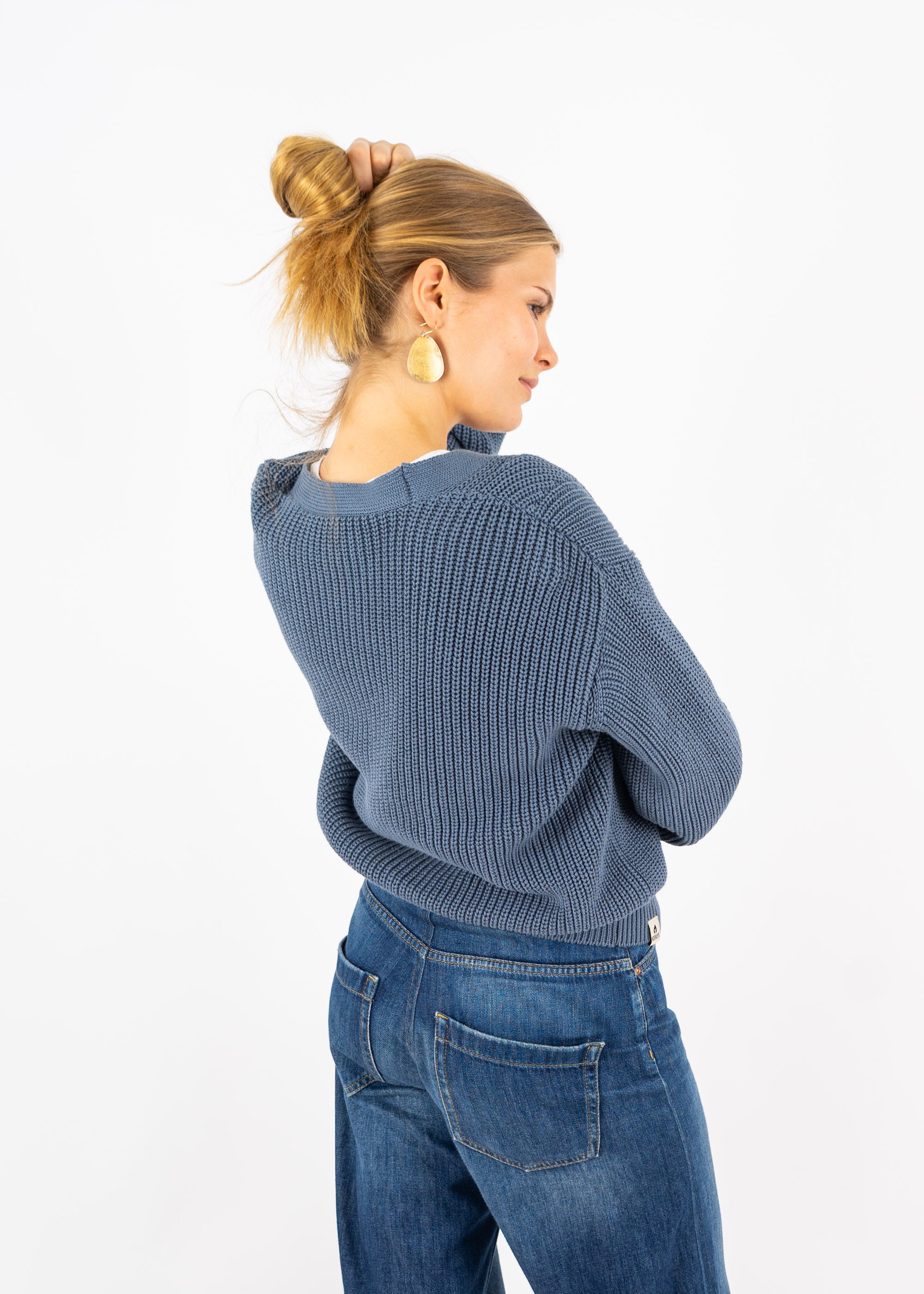 Unser Model Maike ist <strong>176 cm</strong> groß und trägt <strong>Größe S</strong>.#