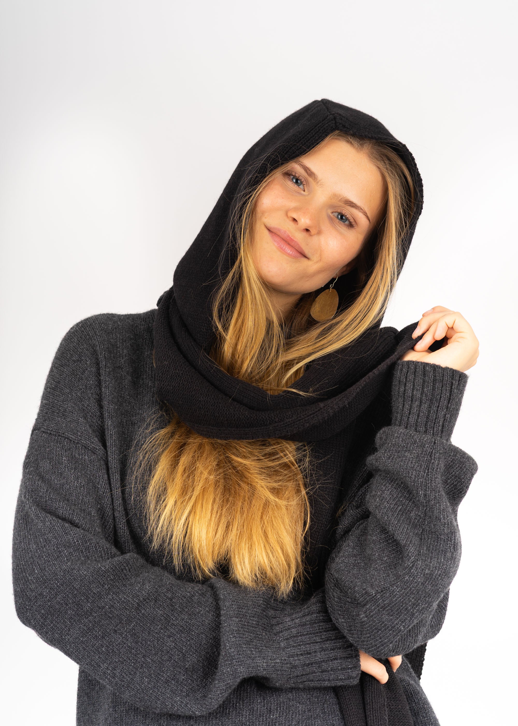 Bündel MUFFLER & Strickpullover LÜÜTJE Anthracite