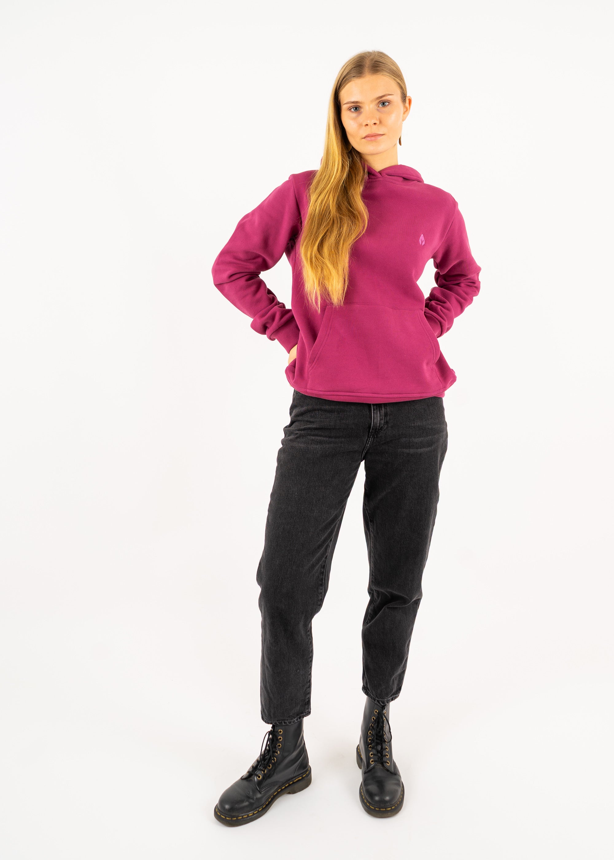 Unser Model Maike ist <strong>176 cm</strong> groß und trägt <strong>Größe S</strong>.#