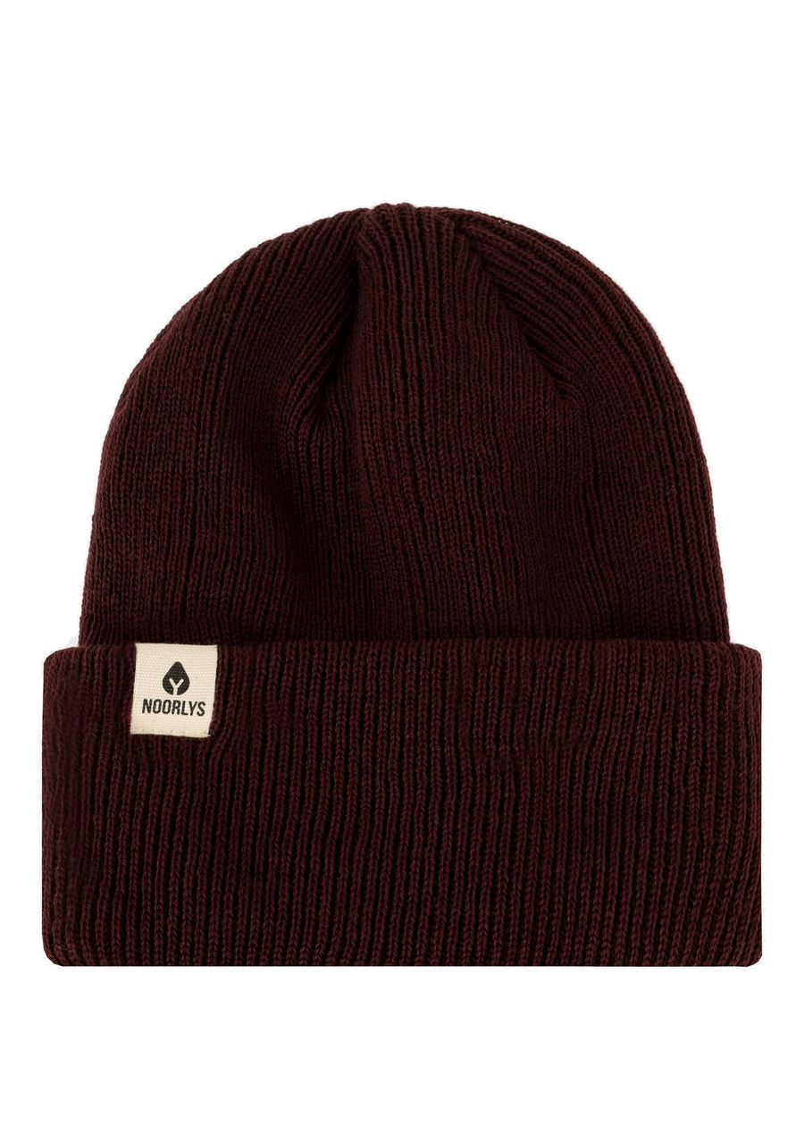 Merino wool cap TOMKE Bordeaux