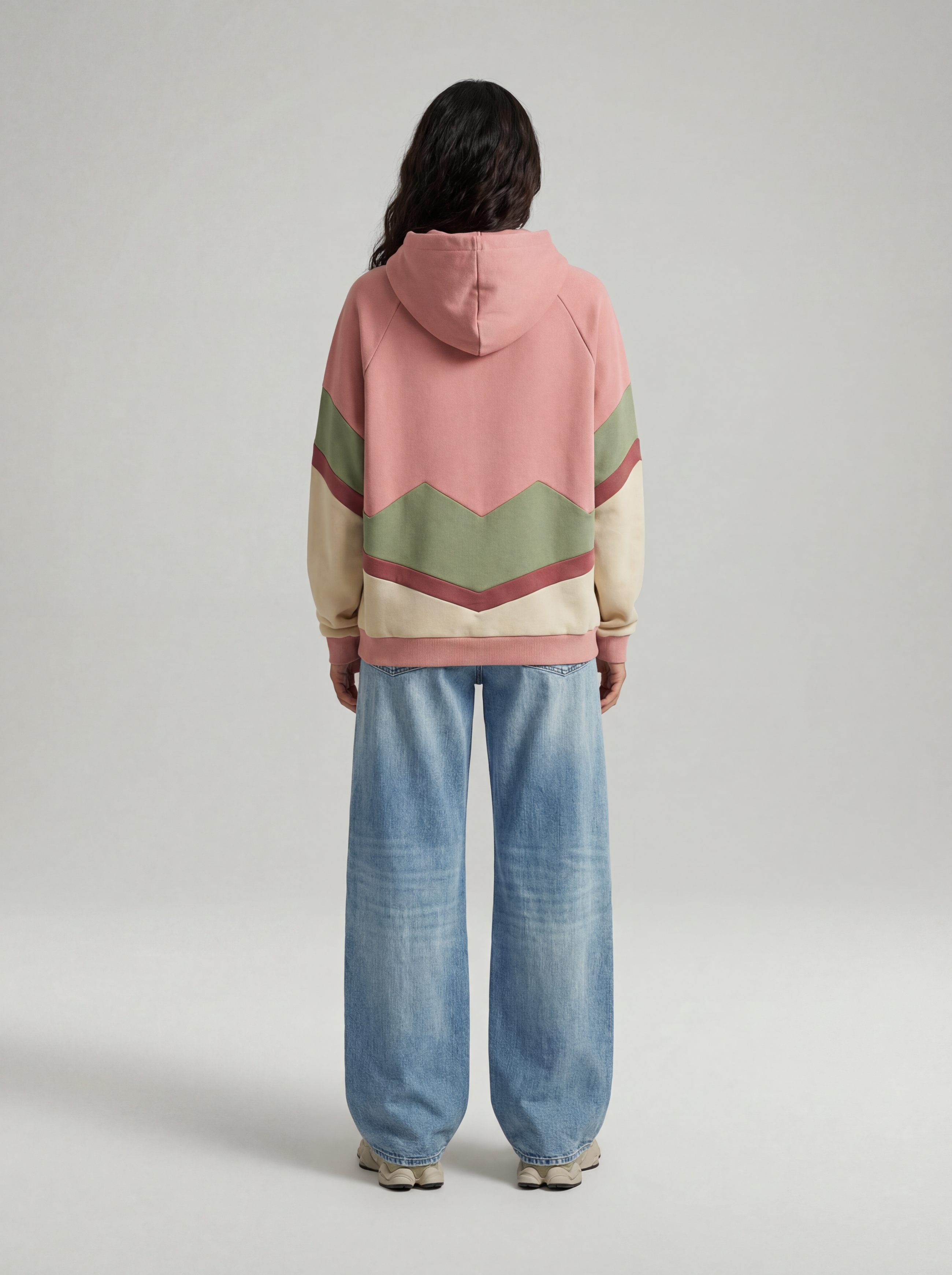 Hoodie BEEVERN OldRose