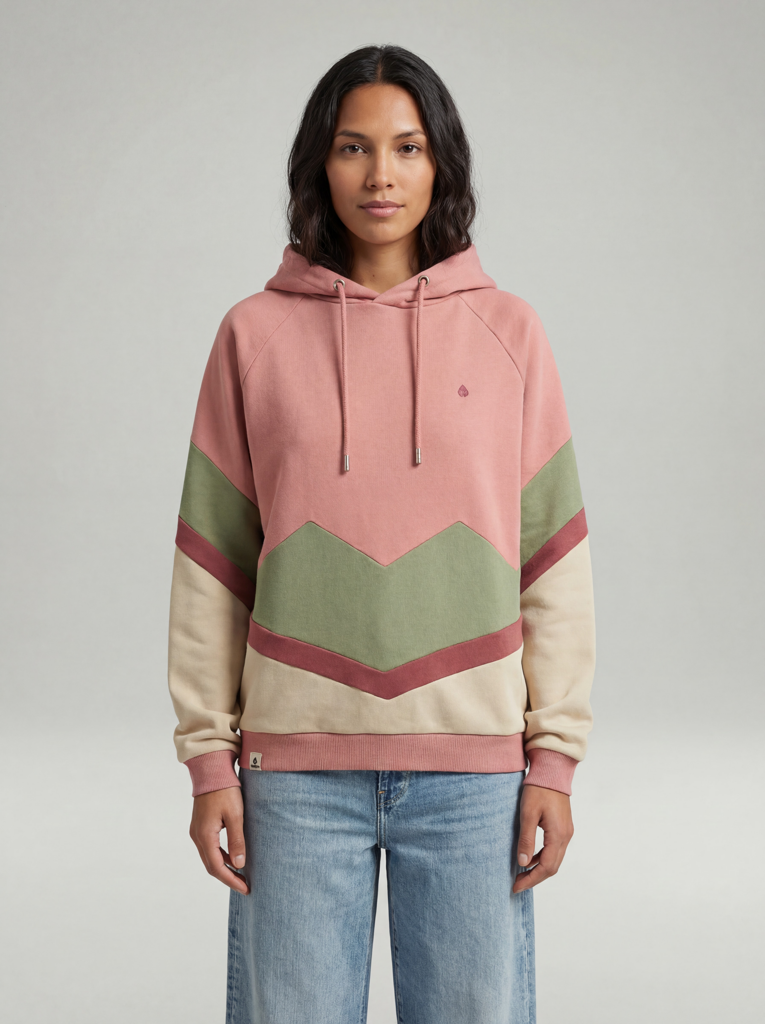 Hoodie BEEVERN OldRose