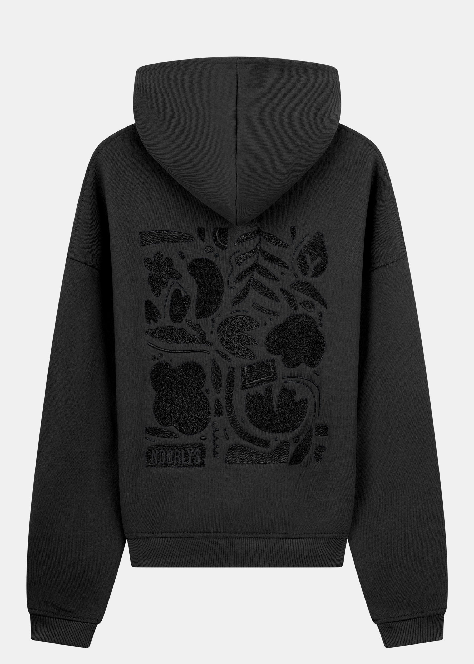 Boxy Heavy-Sweat Hoodie PUNDIG Black