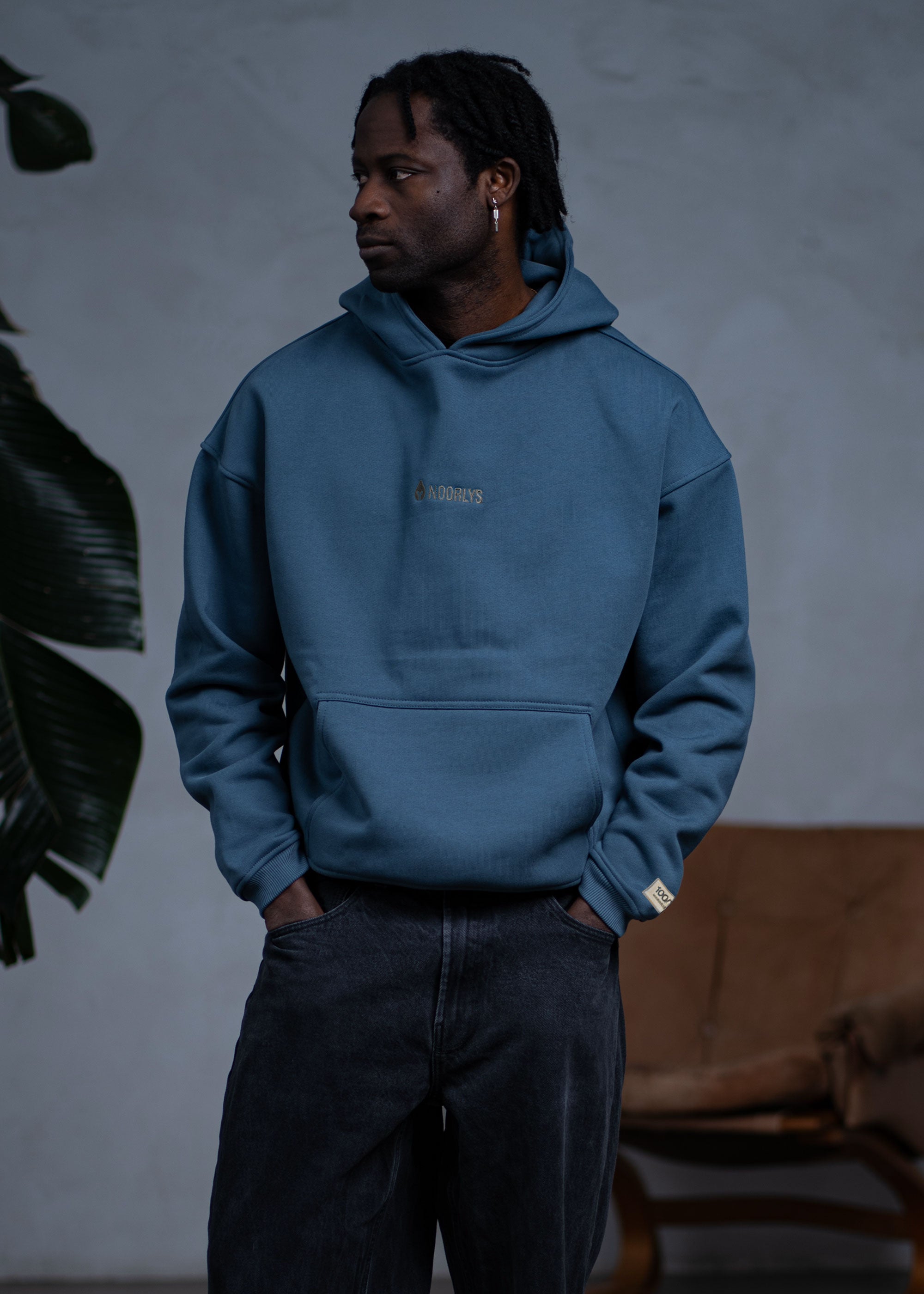 Streng limitierter Hoodie DER EINZIGARTIGE OlympianBlue/LightGrey