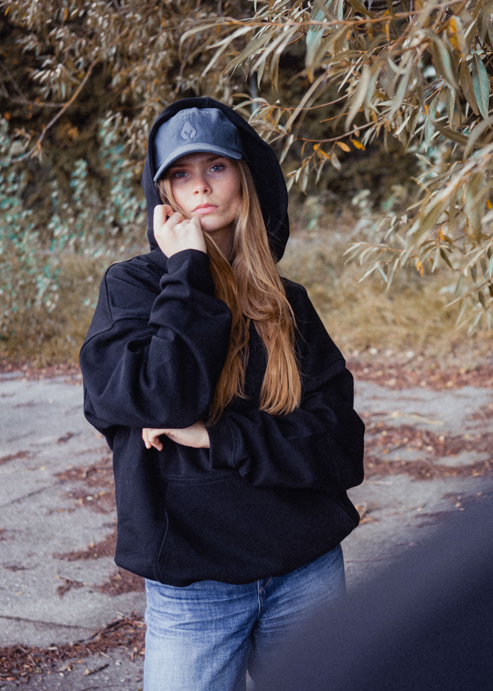 Unser Model Maike ist <strong>176 cm</strong> groß und trägt <strong>Größe S</strong>.#