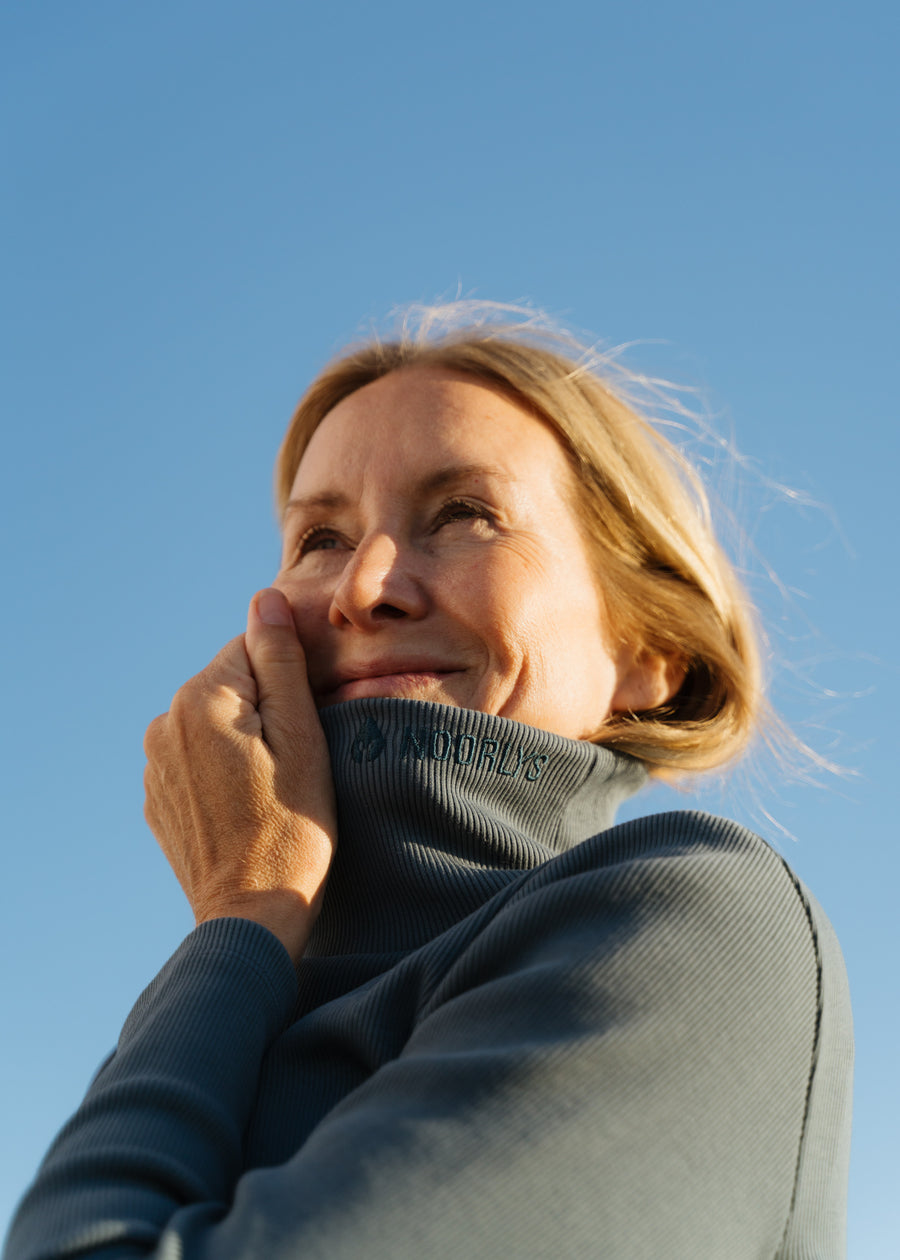 Rib-Sweater FJELLA DarkSlate