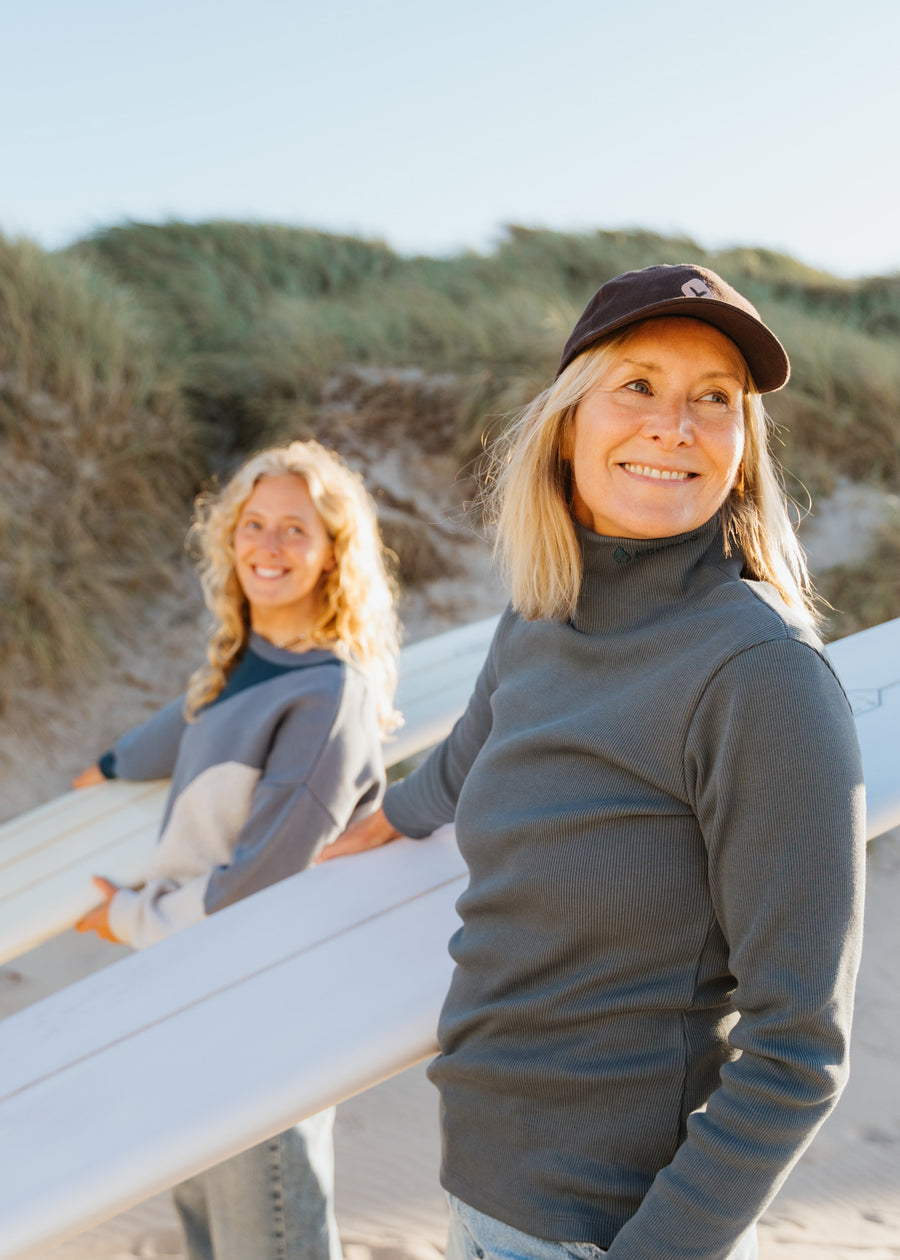 Rib-Sweater FJELLA DarkSlate