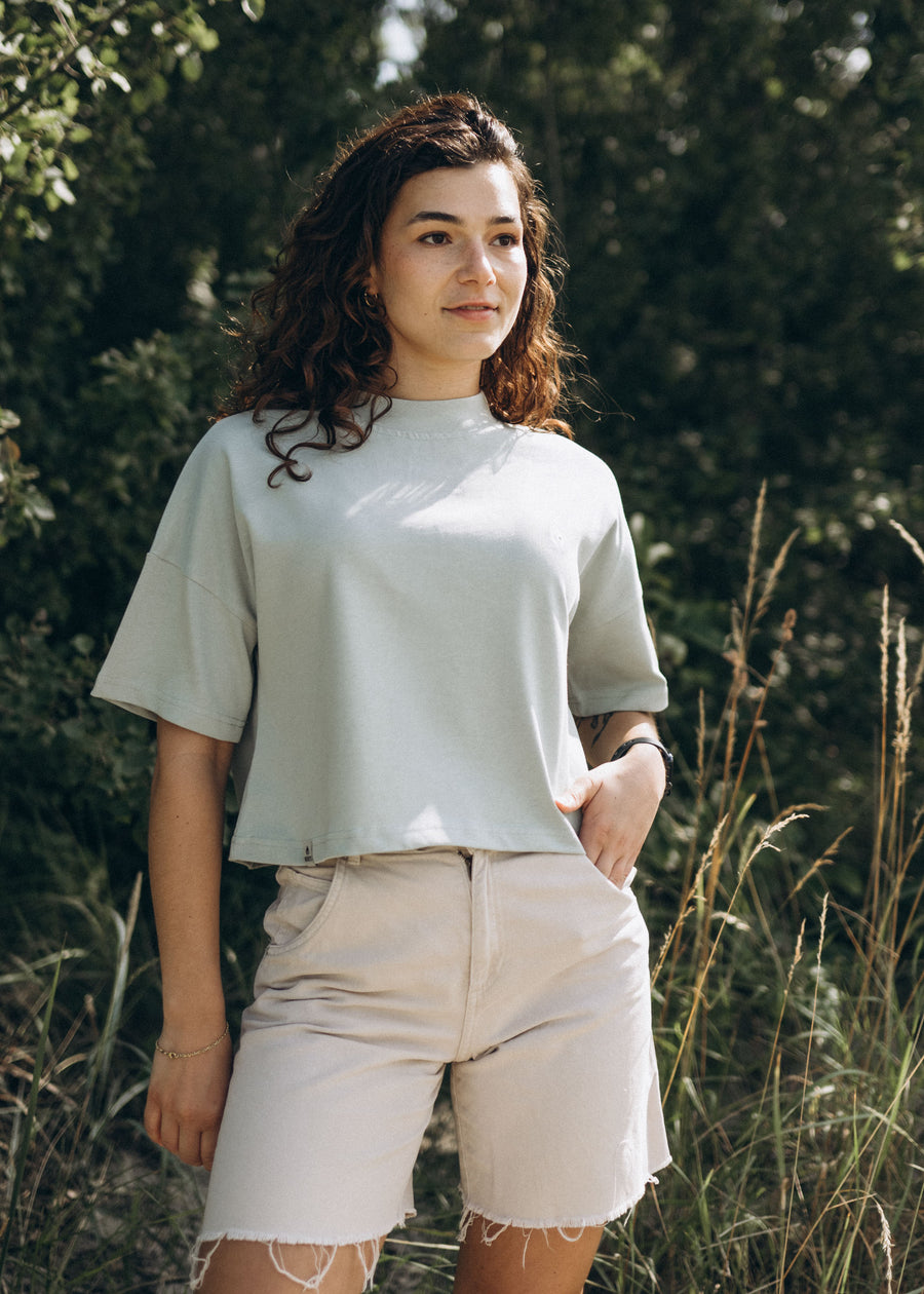 Unser Model Acelya ist 173 cm groß und trägt Größe S.#