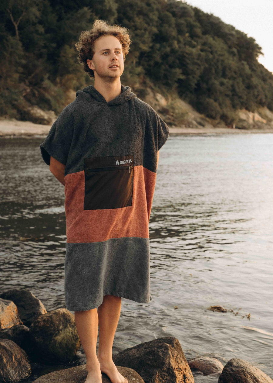 Surf-Poncho TREE Anthracite/Rose/Stormy