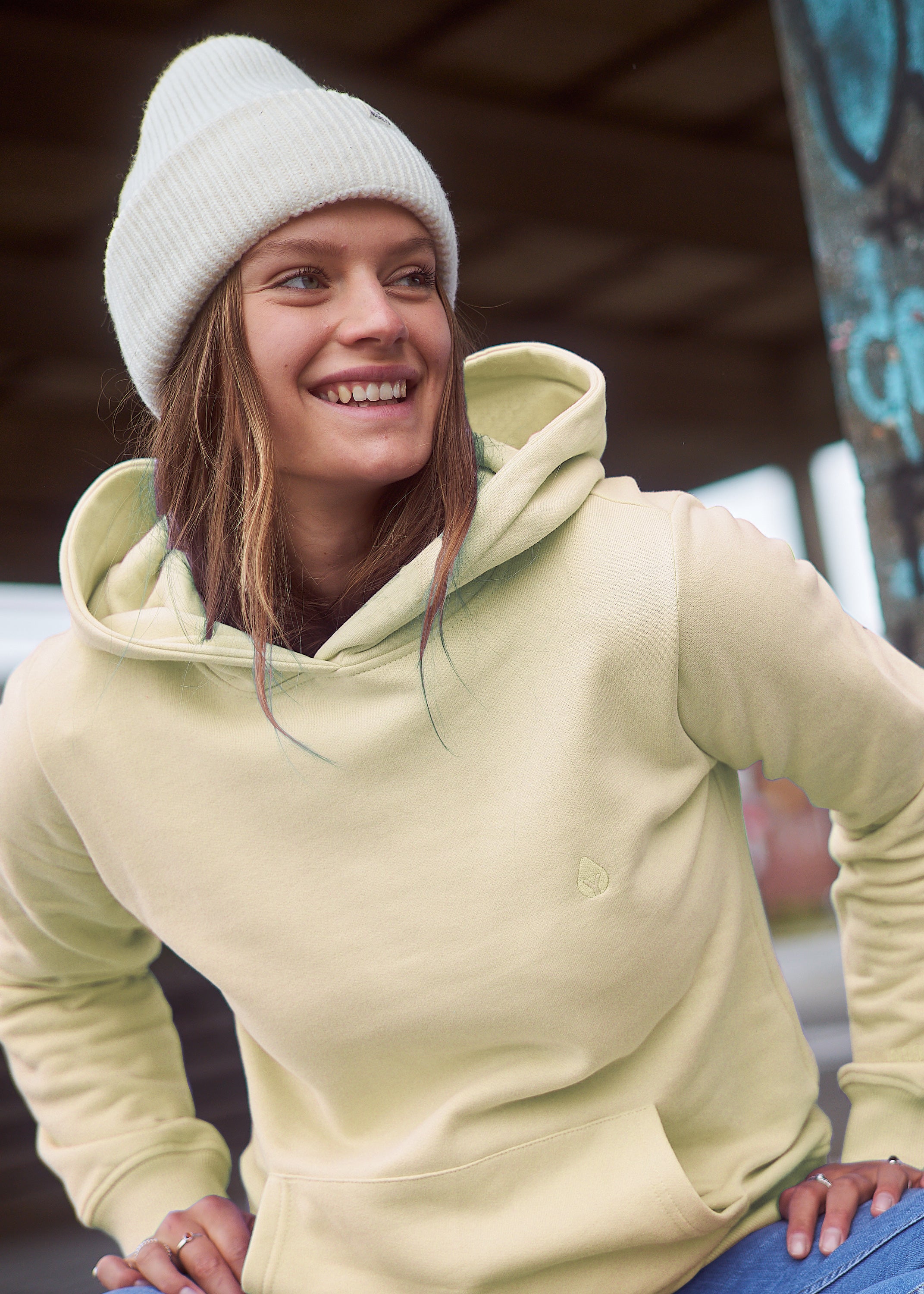 Hoodie HELENE PaleBanana