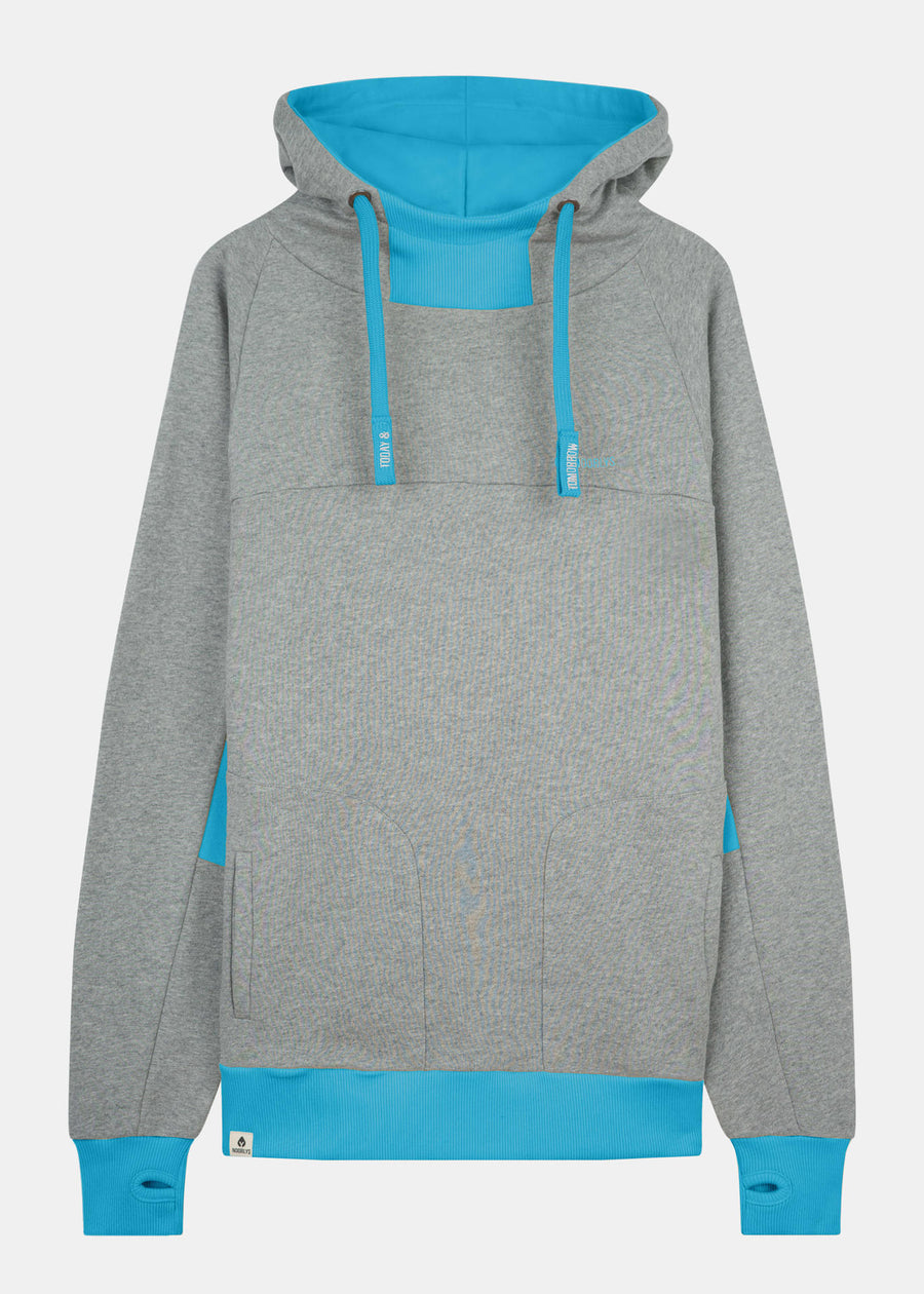 Hoodie STORM Ash/Encyan