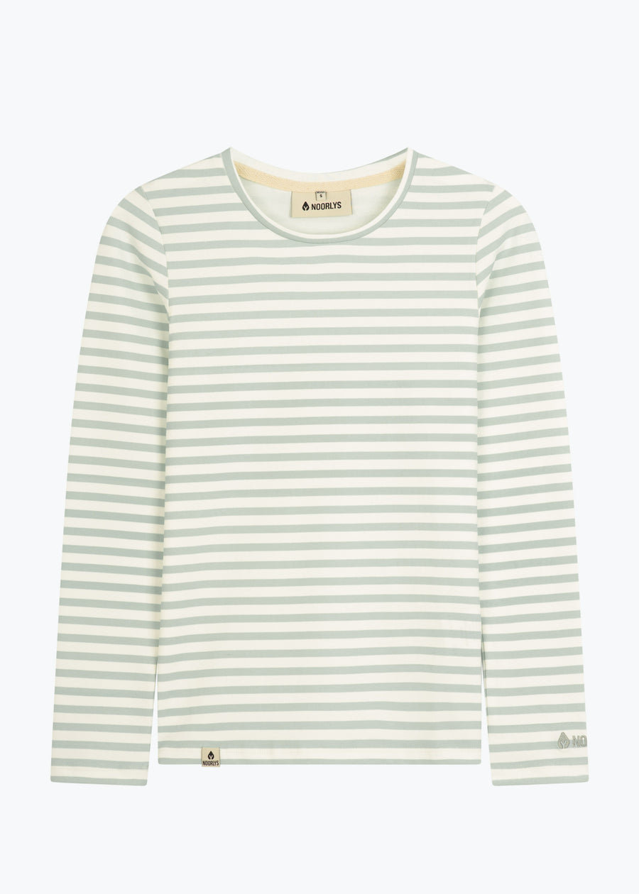 Longsleeve LINDA GreenStriped