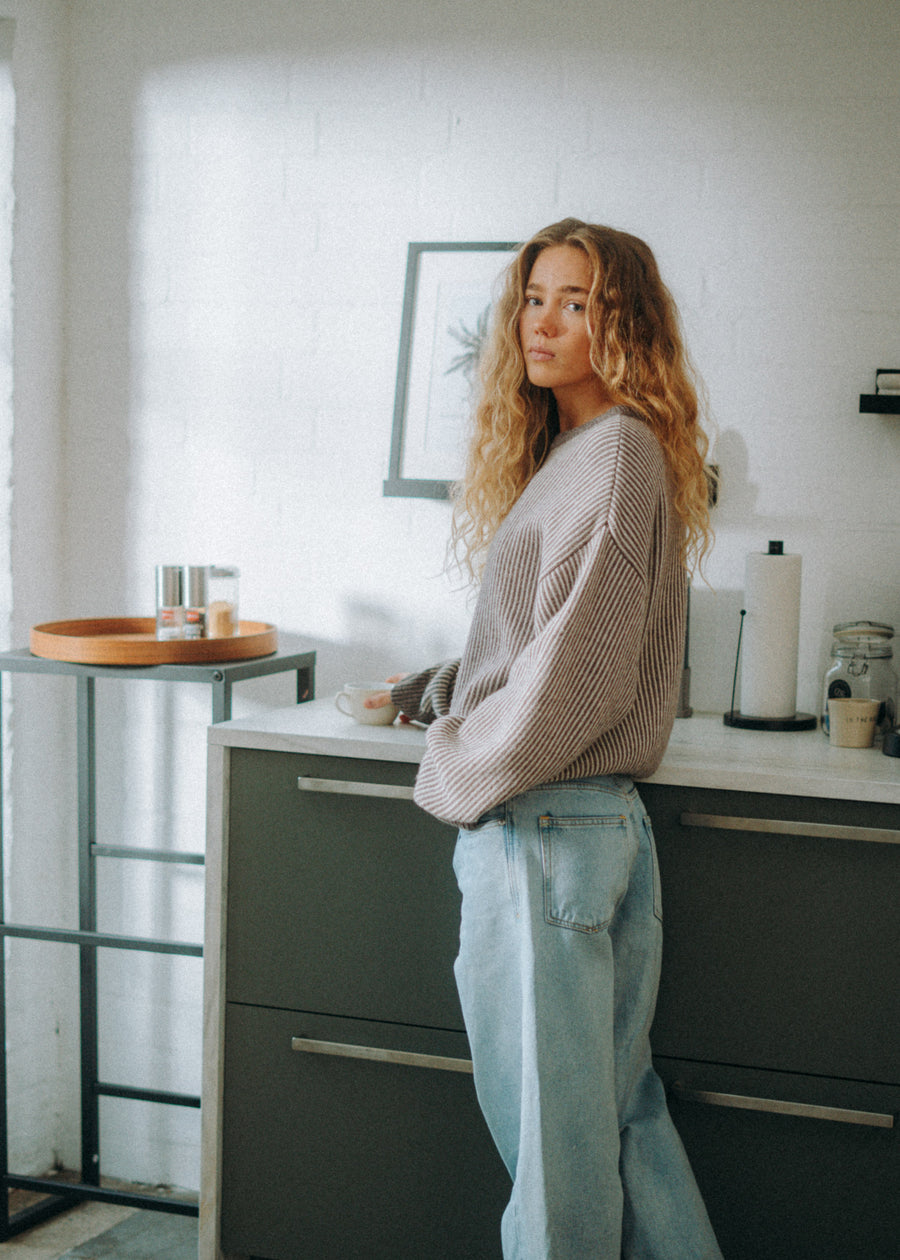 Unser Model Nika ist 175 cm groß und trägt Größe S.#