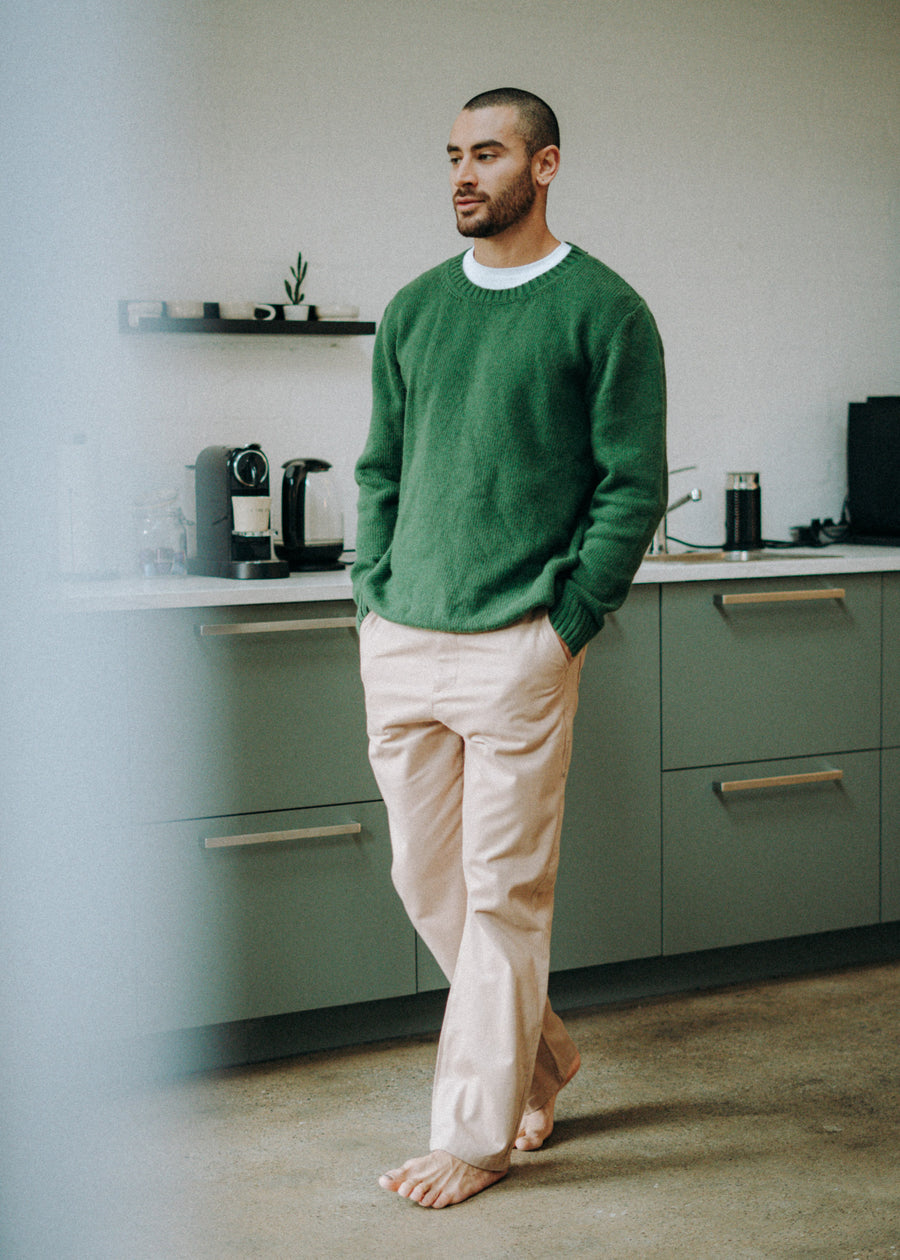 Unser Model Hugo ist 184 cm groß und trägt Größe L.#