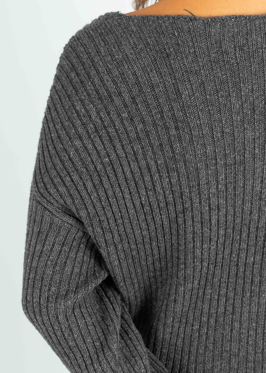 Strickpullover HEDDA Anthracite