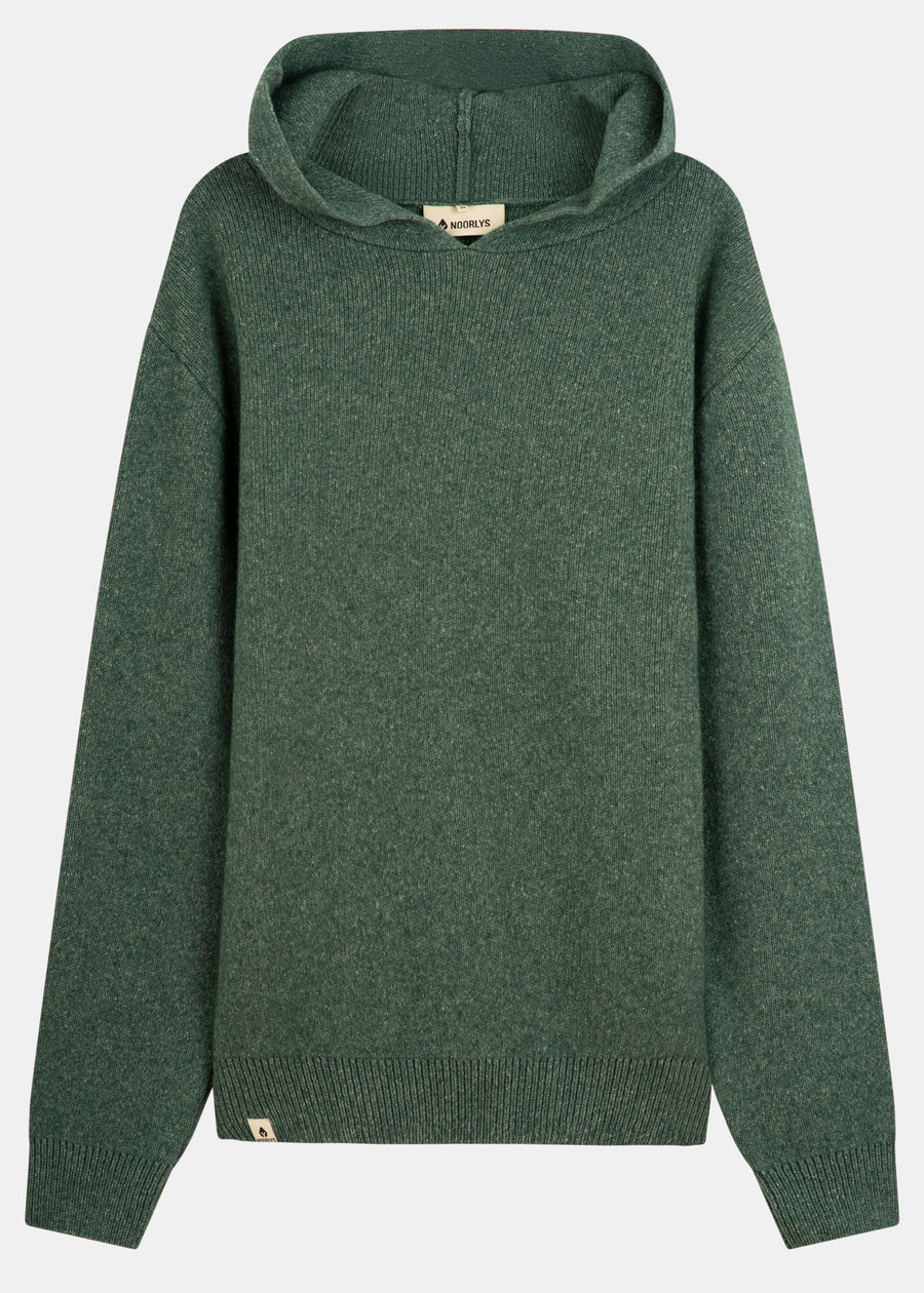 Strickhoodie WULLE ForestGreen