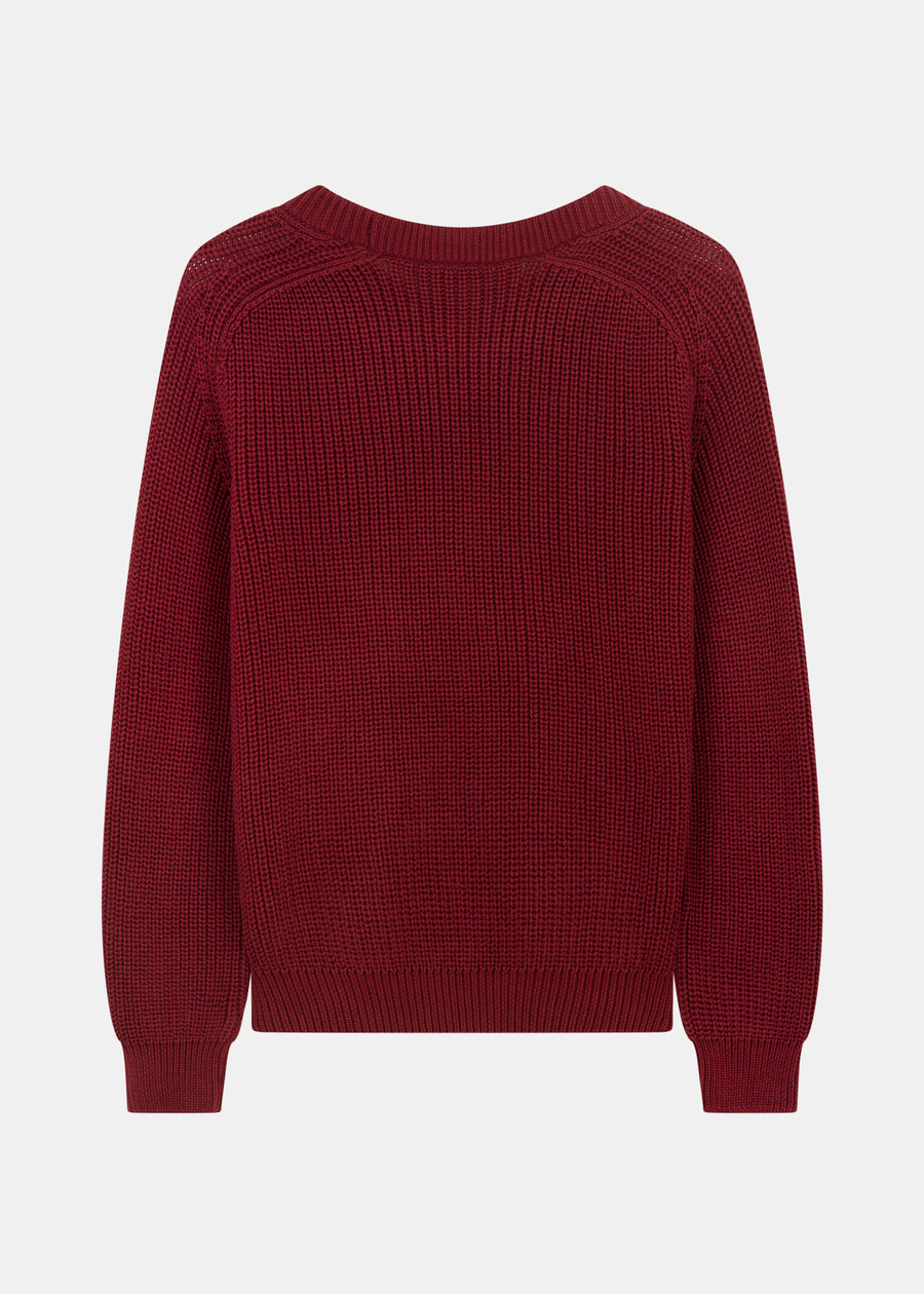 Strickpullover FIENE CabernetRed