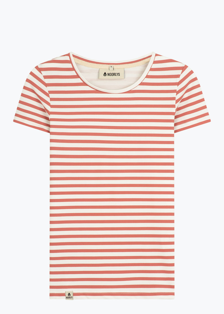 T-Shirt LINDA MahagonyStriped