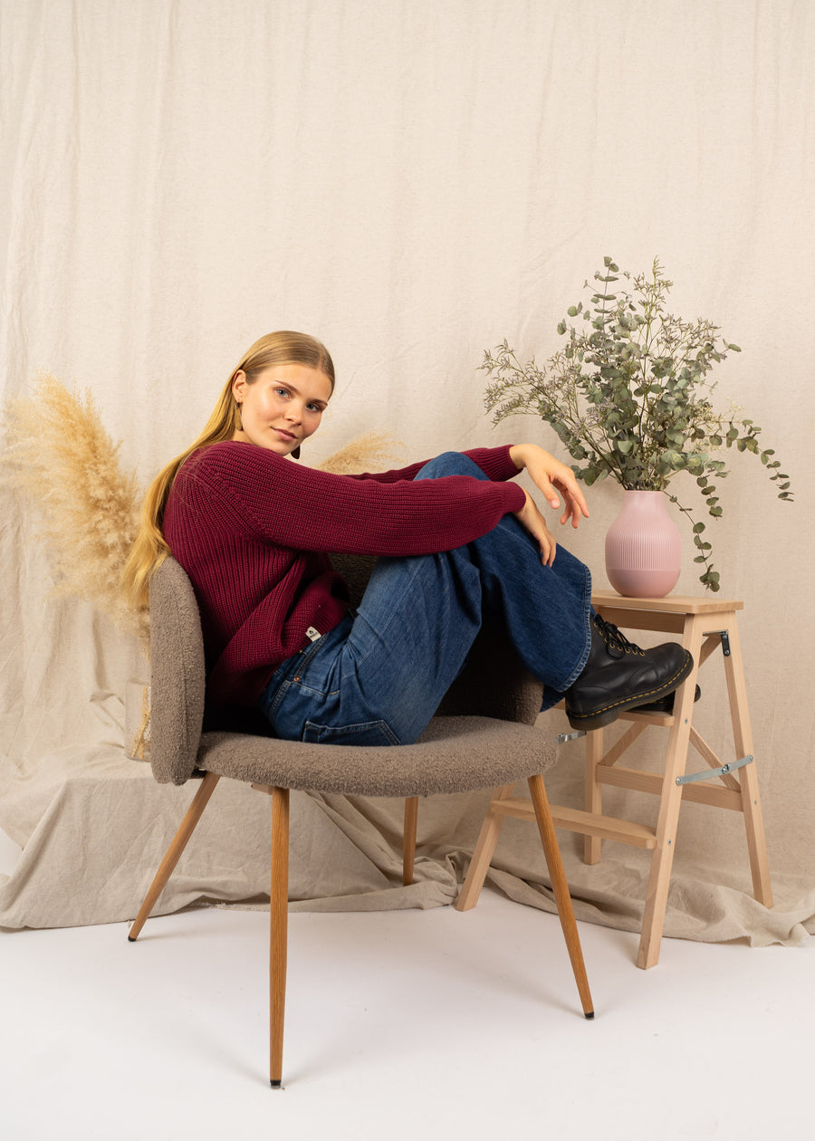 Unser Model Maike ist 176 cm groß und trägt Größe S.#