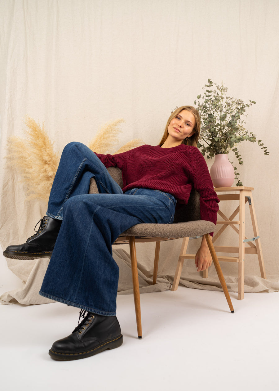 Unser Model Maike ist 176 cm groß und trägt Größe S.#